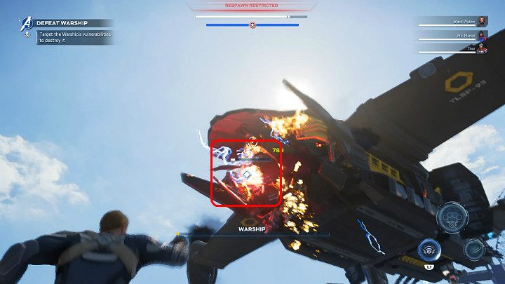 Po zniszczeniu wszystkich trzech generatorów będziesz mieć nieco czasu na powalenie bossa - Marvels Avengers: Zamieszanie na Manhattanie/Mayhem over Manhattan - solucja - Marvels Avengers - poradnik do gry