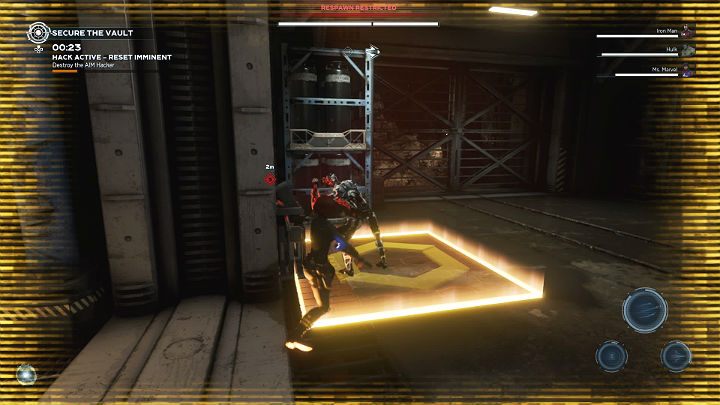W trakcie autoryzacji kodu dostępu do skarbca SHIELD przejęte wcześniej terminale będą atakowane przez Hakerów AIM - Beta Marvels Avengers: Sekretna misja ze skarbcem - jak aktywować, jak ukończyć - Marvels Avengers - poradnik do gry