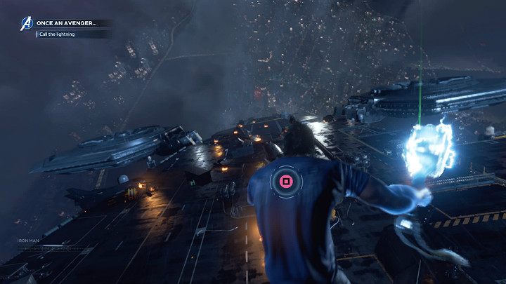 Po wygranym starciu będziesz musiał przywrócić moc w silnikach Chimery - Marvels Avengers: Avenger na zawsze.../Once an Avenger - solucja - Marvels Avengers - poradnik do gry