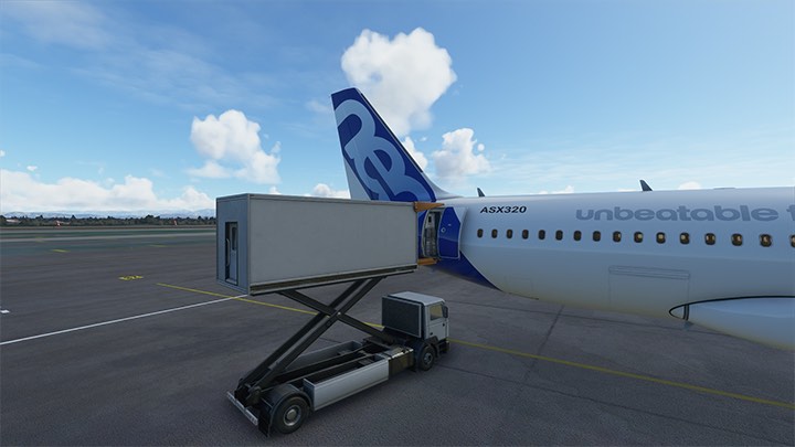 Jetway to korytarz rozkładany, by pasażerowie mogli wejść na pokład samolotu - Flight Simulator: Obsługa naziemna (Ground Services) - Microsoft Flight Simulator 2020 - poradnik do gry