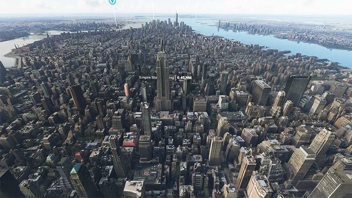 Manhattan - tryb online - Flight Simulator: Generowanie terenu online i offline - jakie są różnice? - Microsoft Flight Simulator 2020 - poradnik do gry