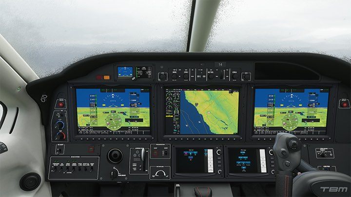 W nowoczesnym, szklanym kokpicie nie ma żadnych zegarów analogowych, a jedynie ekrany wielofunkcyjne. Mogą być dotykowe lub z przyciskami dookoła. - Flight Simulator: Szklany kokpit (Glass cockpit) - Microsoft Flight Simulator 2020 - poradnik do gry