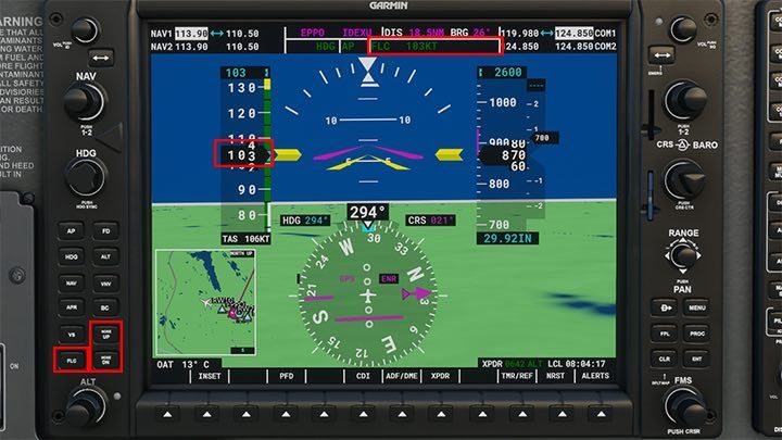 Automatyczne wznoszenie działa również w odwrotny sposób, czyli przy automatycznym zniżaniu lotu - Flight Simulator: Autopilot - programowanie, używanie - Microsoft Flight Simulator 2020 - poradnik do gry