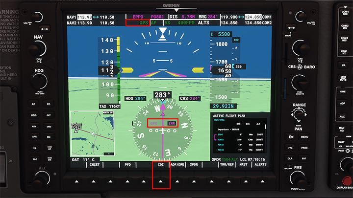 2 - Z panelu trybów wybierz przycisk NAV - Flight Simulator: Autopilot - programowanie, używanie - Microsoft Flight Simulator 2020 - poradnik do gry