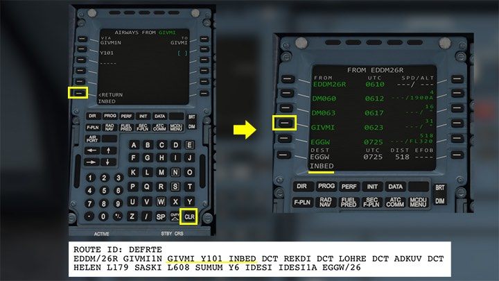 Przede wszystkim warto kliknąć przycisk CLR (Clear), by wykasować komunikat o błędzie - Flight Simulator: Komputer pokładowy MCDU - jak zaprogramować? - Microsoft Flight Simulator 2020 - poradnik do gry