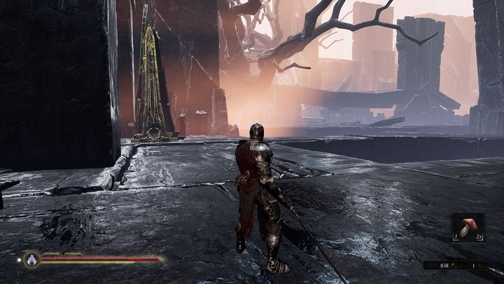 Gdy pokonasz przeciwnika, po lewej i po prawej stronie znajdują się teleporty - Mortal Shell: Seat of Infinity solucja, opis przejścia - Mortal Shell - poradnik do gry