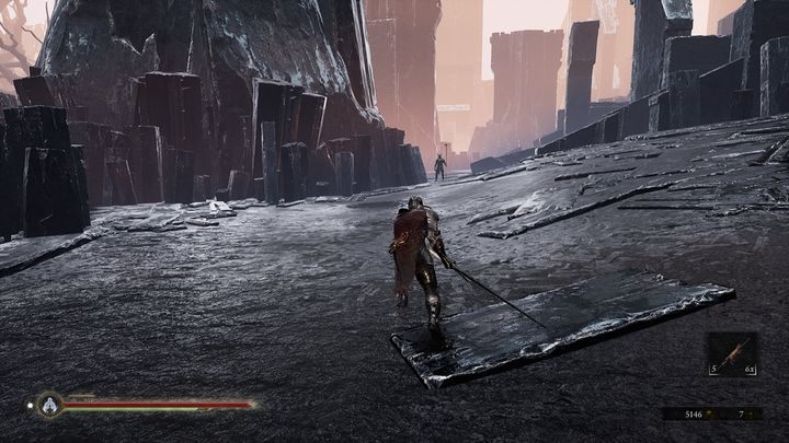 Po aktywowaniu monumentu, udaj się w lewo w stronę wielkiego drzewa - Mortal Shell: Seat of Infinity solucja, opis przejścia - Mortal Shell - poradnik do gry