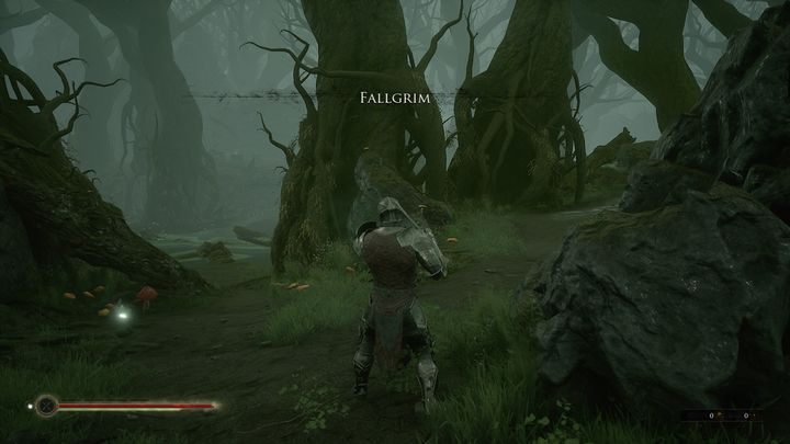 Idąc dalej, przy drzewach znajdziesz grzyby, podnieś je - Mortal Shell: Fallgrim solucja, opis przejścia - Mortal Shell - poradnik do gry