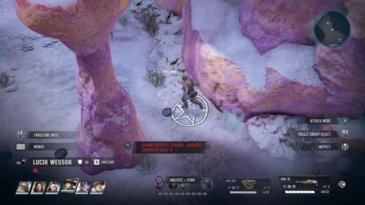 Następnie trafisz na kolejne pułapki, które wymagają do rozbrojenia zdolności materiały wybuchowe (7 - Wasteland 3: Zniknięcie - solucja, opis przejścia - Wasteland 3 - poradnik do gry