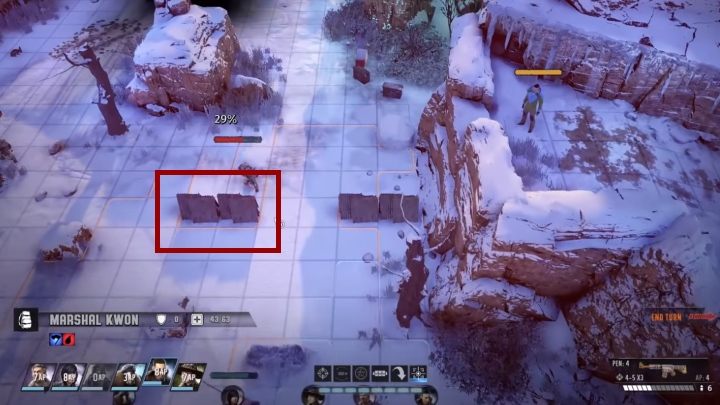 W miejscu starcia znajdziesz także wiele obiektów, które możesz wykorzystać jako osłony - Wasteland 3: Walka - tury, drużyna, system osłon - Wasteland 3 - poradnik do gry