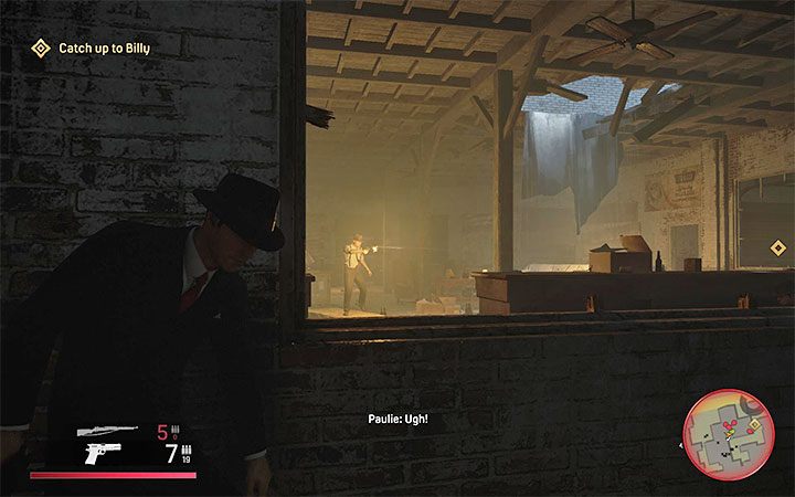 Zejdź na dół i wejdź do budynku, przy czym bądź gotowy do wyeliminowania co najmniej jednego nowego przeciwnika - Mafia Definitive Edition: Lepiej się przyzwyczajaj - solucja - Mafia 1 Definitive Edition - poradnik, solucja