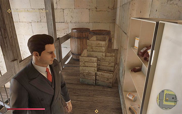 Wdrapuj się na kolejne poziomy rusztowania po to żeby docelowo dotrzeć do kościelnej wieży - Mafia Definitive Edition: Święty i grzesznik - solucja - Mafia 1 Definitive Edition - poradnik, solucja