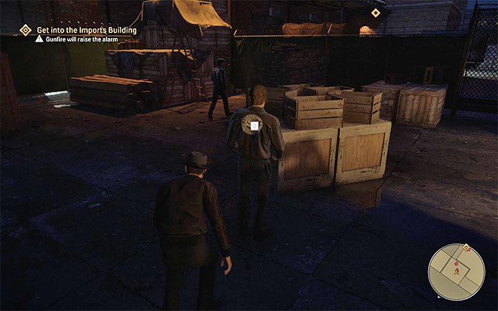 Począwszy od tego momentu musisz skradać się - Tommy nie może zostać wykryty i nie możesz pozwolić na wszczęcie alarmu - Mafia Definitive Edition: Czysty relaks - solucja - Mafia 1 Definitive Edition - poradnik, solucja