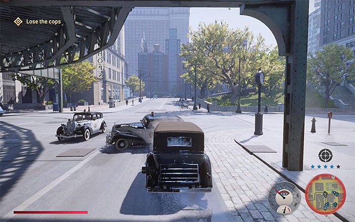 Do zaliczenia jest pościg z 4 gwiazdkami, choć jego poziom może się zwiększyć jeśli np - Mafia Definitive Edition: Praca po godzinach - solucja - Mafia 1 Definitive Edition - poradnik, solucja