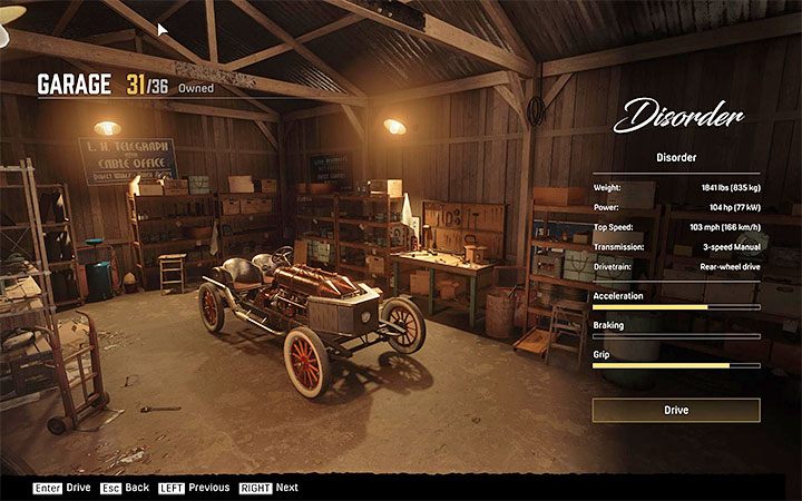 Od tego momentu możesz wybierać ukryty samochód Disorder po odwiedzeniu dowolnego garażu - Mafia Definitive Edition: Disorder - ukryty samochód, gdzie znaleźć - Mafia 1 Definitive Edition - poradnik, solucja