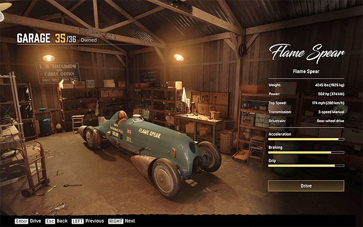 Od tego momentu możesz wybierać ukryty samochód Flame Spear po odwiedzeniu dowolnego garażu - Mafia Definitive Edition: Fleme Spearr - ukryty samochód, gdzie znaleźć - Mafia 1 Definitive Edition - poradnik, solucja