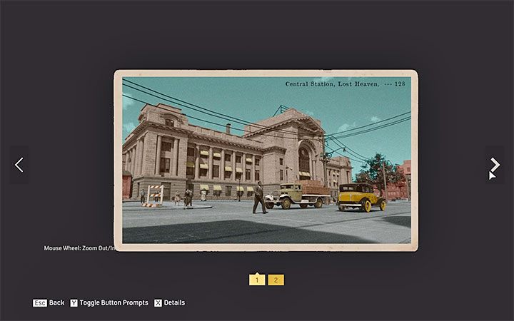 Z powiązanej z tym ukrytym samochodem pocztówki dowiesz się, że musisz zbadać stację kolejową Central Station w dzielnicy Works Quarter - Mafia Definitive Edition: Manta Prototyper - ukryty samochód, gdzie znaleźć - Mafia 1 Definitive Edition - poradnik, solucja