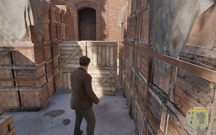 Znajdziesz się w swego rodzaju labiryncie zbudowanym ze skrzyń - Mafia Definitive Edition: Manta Prototyper - ukryty samochód, gdzie znaleźć - Mafia 1 Definitive Edition - poradnik, solucja