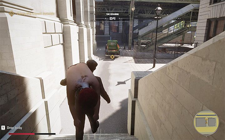 Musisz skorzystać z tego samego tylnego wyjścia z banku, co w głównej misji Robota na boku - Mafia Definitive Edition: Pennies from Hell - solucja - Mafia 1 Definitive Edition - poradnik, solucja