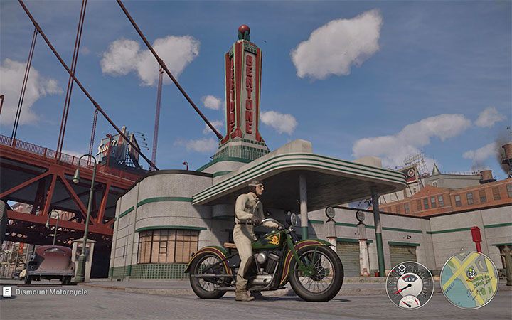 4) Warsztat samochodowy Lucasa Bertone - Lucas jest świetnym mechanikiem samochodowym i Tommy po raz pierwszy pozna go w misji fabularnej Czysta gra - Mafia Definitive Edition: Mapa świata - Lost Haven - Mafia 1 Definitive Edition - poradnik, solucja