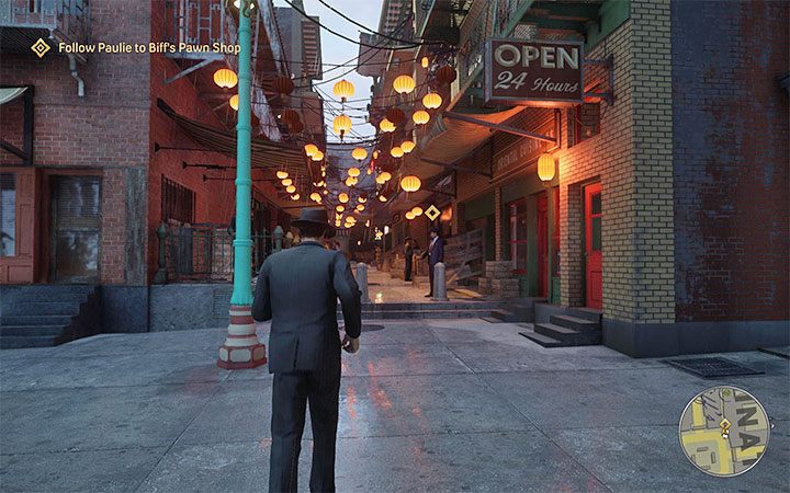 8) Siedziba Biffa - Biff jest paserem prowadzącym działalność w dzielnicy Chinatown - Mafia Definitive Edition: Mapa świata - Lost Haven - Mafia 1 Definitive Edition - poradnik, solucja