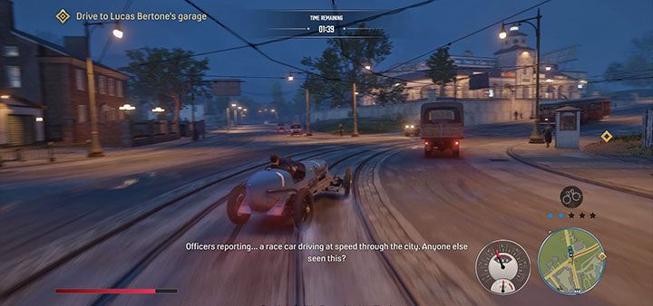 W trakcie tej i kolejnej przejażdżki niemal na pewno zwrócisz na siebie uwagę policji - Mafia Definitive Edition: Fair Play - solucja - Mafia 1 Definitive Edition - poradnik, solucja
