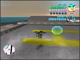 Tym razem nie musisz zbierać punktów na czas - ale zadanie jest o wiele trudniejsze - Misje TOP-FUN - Grand Theft Auto: Vice City - poradnik do gry