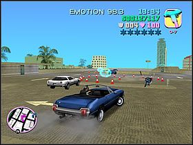 Musisz zaliczyć wszystkie punkty kontrolne, nie przewracając pachołków - Misje specjalne - Grand Theft Auto: Vice City - poradnik do gry