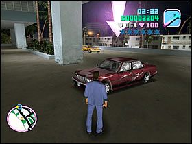 Gdy dotrzesz na miejsce, zobaczysz samotnie stojący samochód - Jury Fury Ken Rosenberg - Grand Theft Auto: Vice City - poradnik do gry