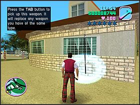 Musisz zostawić bron przy wejściu - nastąpi to automatycznie - Four Iron Avery Carrington - Grand Theft Auto: Vice City - poradnik do gry