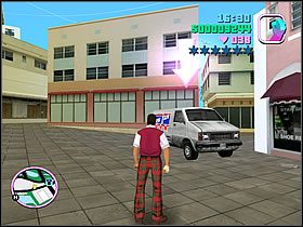 Wspomnianą ciężarówkę znajdziesz nieopodal, w zaznaczonym na mapie miejscu - Demolition Man Avery Carrington - Grand Theft Auto: Vice City - poradnik do gry