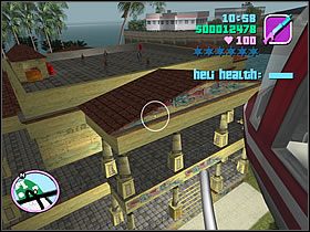 W końcu nadlecisz nad budynek i będzie trzeba zdjąć kolejnych wojaków, zanim oni zdejmą Ciebie - Phnom Pehn Ricardo Diaz i Kent Paul - Grand Theft Auto: Vice City - poradnik do gry