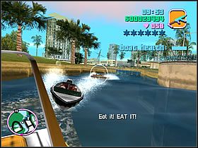 Jeśli uda Ci się dotrzeć jako pierwszemu do punktu docelowego, rozpocznie się strzelanina - Supply & Demand Ricardo Diaz i Kent Paul - Grand Theft Auto: Vice City - poradnik do gry