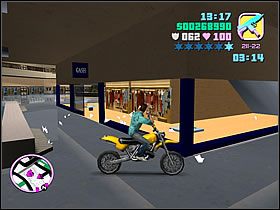 Po zlikwidowaniu sklepów na parterze, udaj się na piętro i tam dokonaj dzieła zniszczenia - Shakedown Tommy Vercetti - Grand Theft Auto: Vice City - poradnik do gry