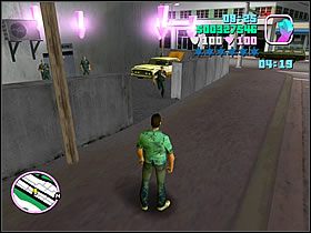 Niestety rozmowa nie poszła po Twojej myśli, więc trzeba zając się ochroniarzami - Bar Brawl Tommy Vercetti - Grand Theft Auto: Vice City - poradnik do gry