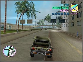 Musisz odnaleźć cztery ciężarówki z pakunkami (wszystkie są widoczne na mapie) - Gun Runner Phil Cassidy - Grand Theft Auto: Vice City - poradnik do gry