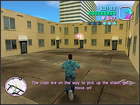 Tym razem musisz troszkę pojeździć, nim dotrzesz pod budynek z ostatnią walizką - Juju Scramble - Bonus Auntie Paulet - Grand Theft Auto: Vice City - poradnik do gry