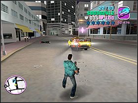 Niestety dealer okaże się oszustem i ucieknie, zabierając pieniądze wraz z narkotykami - Love Juice - Bonus Love First - Grand Theft Auto: Vice City - poradnik do gry