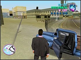 Musisz jak najszybciej dotrzeć do portu - Hit the Courier - Asset Print Works - Grand Theft Auto: Vice City - poradnik do gry