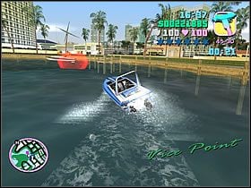 Jak tylko rozpocznie się wyścig, masz ograniczony czas na zaliczenie wszystkich punktów kontrolnych - Boatyard - 01 Checkpoint Charlie - Asset - Grand Theft Auto: Vice City - poradnik do gry
