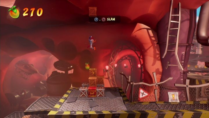 Po wylądowaniu na stabilnym terenie możesz zebrać kolejne skrzynki - Crash 4: Niezły Młyn solucja, opis przejścia - Crash Bandicoot 4 - poradnik, solucja