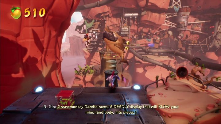 Pamiętasz kombinację beczek i rekinów - Crash 4: Niezły Młyn solucja, opis przejścia - Crash Bandicoot 4 - poradnik, solucja