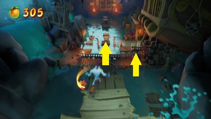 Aby przejść możesz wybrać jedną z dwóch dróg - Crash 4: Zew Łupów - solucja, opis przejścia - Crash Bandicoot 4 - poradnik, solucja