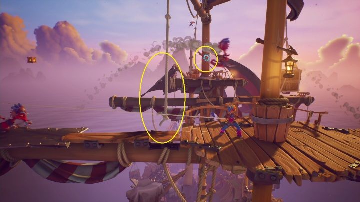 Gdy dostaniesz się na drugi statek to już prosta droga - Crash 4: Hak, linka i kotwica - solucja, opis przejścia - Crash Bandicoot 4 - poradnik, solucja
