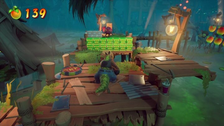 Beczkami z TNT uderzaj również w Nitro - Crash 4: Domowa kuchnia - solucja, opis przejścia - Crash Bandicoot 4 - poradnik, solucja