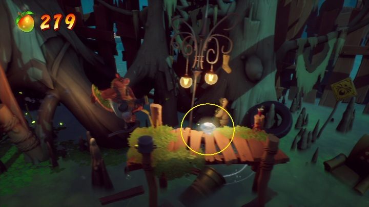 Twoim kolejnym zadaniem jest przeskoczenie na drugą stronę, tam znajdziesz diament, który czeka na Ciebie - Crash 4: Domowa kuchnia - solucja, opis przejścia - Crash Bandicoot 4 - poradnik, solucja