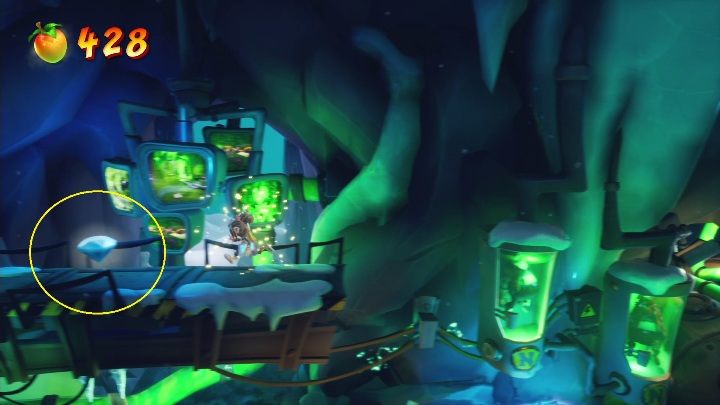 Na ostatniej platformie znajdującej się w tamtym miejscu czeka na Ciebie diament - Crash 4: Zimna krew - solucja, opis przejścia - Crash Bandicoot 4 - poradnik, solucja