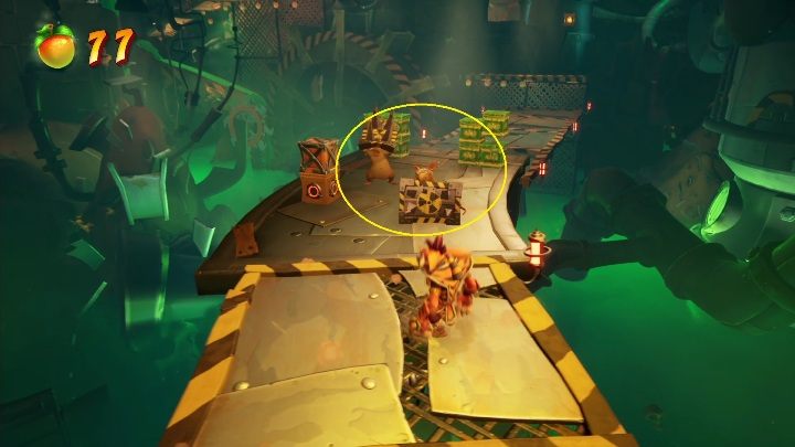 Na Twojej drodze staną szczury z tarczami - Crash 4: Fabryka Nitro - solucja, opis przejścia - Crash Bandicoot 4 - poradnik, solucja