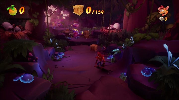 Na mapie Zryw dinozaura możesz zdobyć 159 skrzynie - Crash 4: Zryw dinozaura - solucja, opis przejścia - Crash Bandicoot 4 - poradnik, solucja