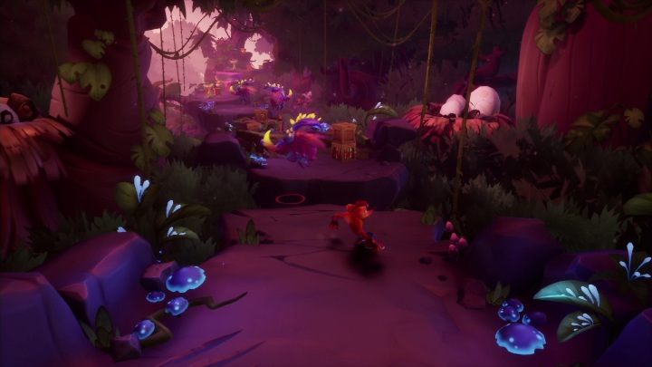 Od początku Twoim zagrożeniem będą dziwne stworzenia - Crash 4: Zryw dinozaura - solucja, opis przejścia - Crash Bandicoot 4 - poradnik, solucja